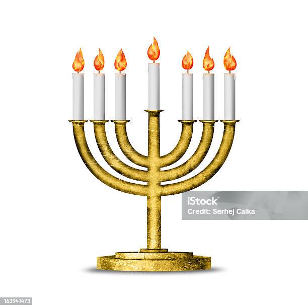 Vetores de Hanukkah E Todos Os Aspectos Relacionados e mais imagens de Castiçal - Castiçal, Espiritualidade, Fotografia - Imagem