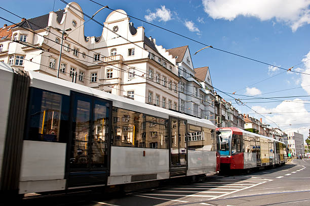 istock Streetcar in Cologne (Deutz), Germany 163943116