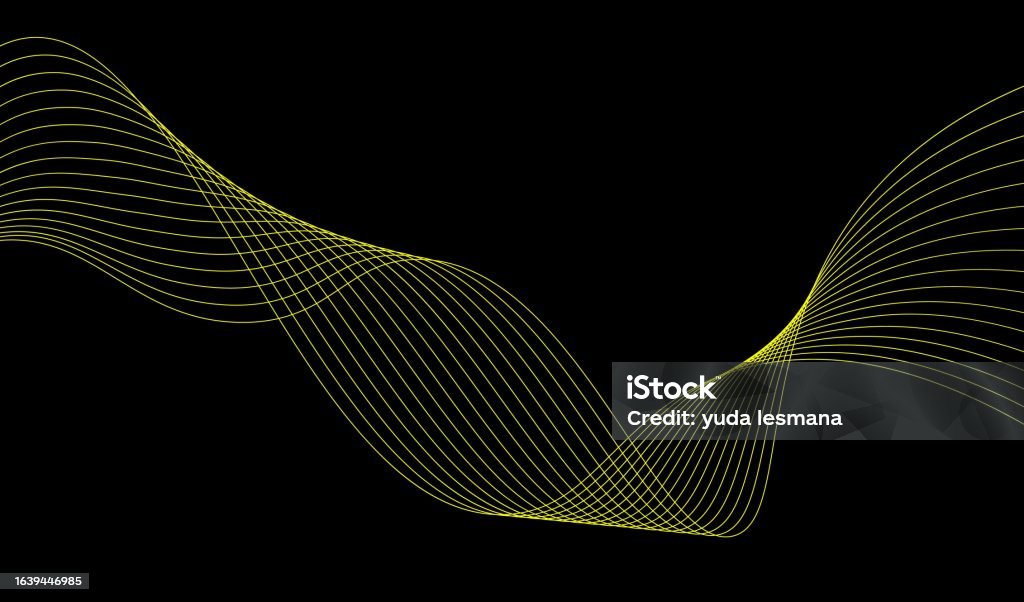 Line Wave Absrtact Abstract Wave Lines Background Stock Illustration - Download Image Now ...