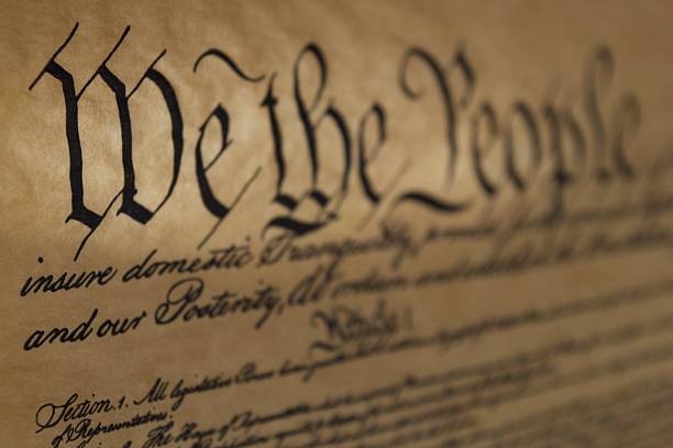 istock  We the people title on old inscription 163945189