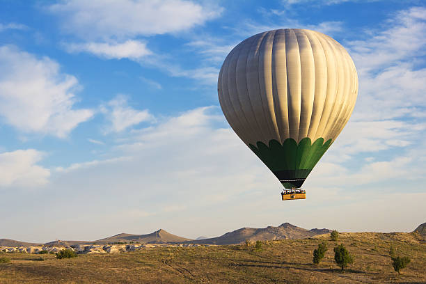 istock Balloon flying over Cappadocia, Turkey 163945209