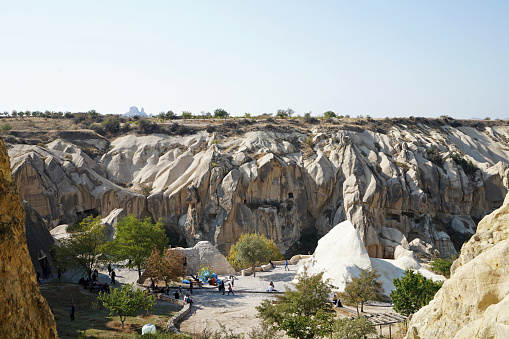 UNESCO world heritage site in Cappadocia with ancient cave churches and biblical frescoes- AKTEPE/ AVANOS/ NEVSEHIR, TURKEY