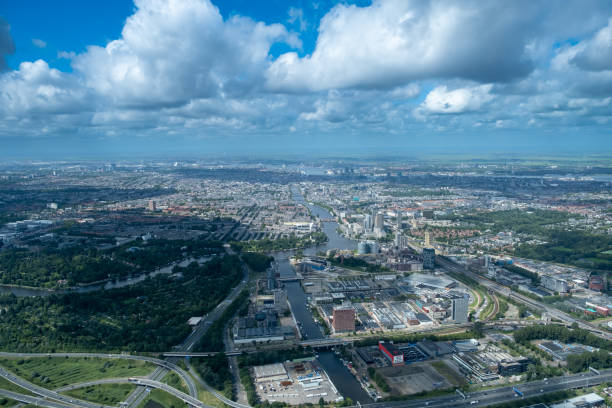 istock Amsterdam City Aerial View 1639511488