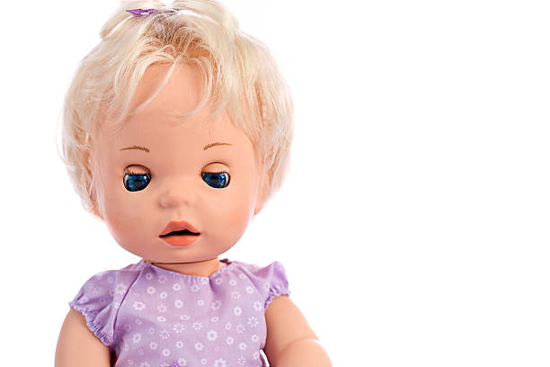 istock Baby Doll isolated on white 163952432