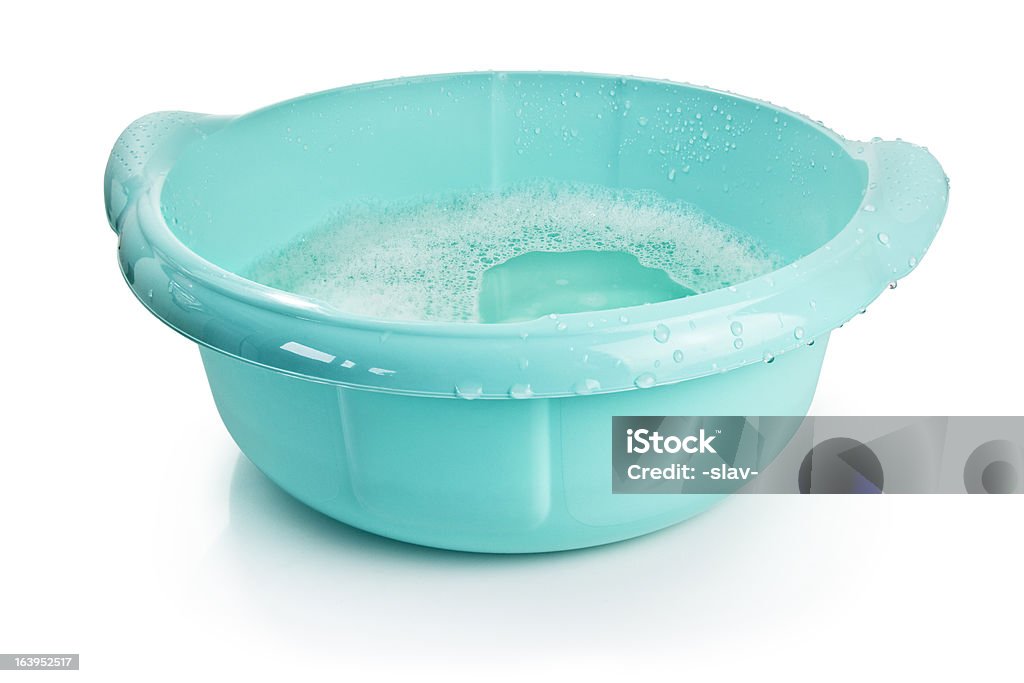 Plastic Bowl With Water Stock Photo - Download Image Now - Water, Wash Washing Tub - iStock