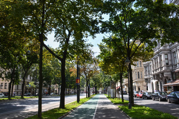 istock Vienna Ring Road (Ringstrasse) on a Summer Day - Austria 1639636345