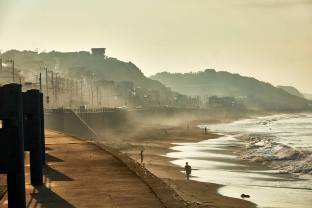 istock Scenic view of beach during sunrise 1639656282
