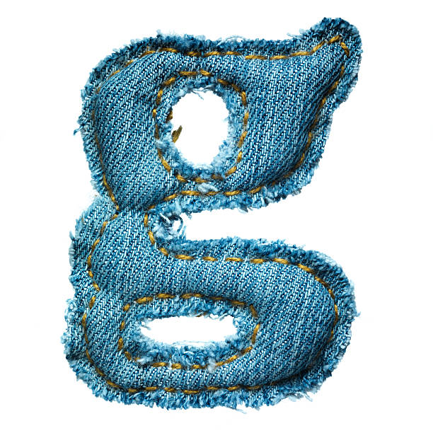 istock Handmade lowercase letter of jeans alphabet 163970241
