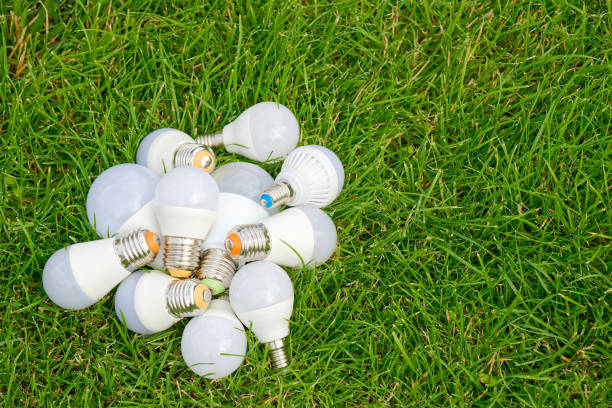 istock LED lamp bulb on green grass background 1639706537