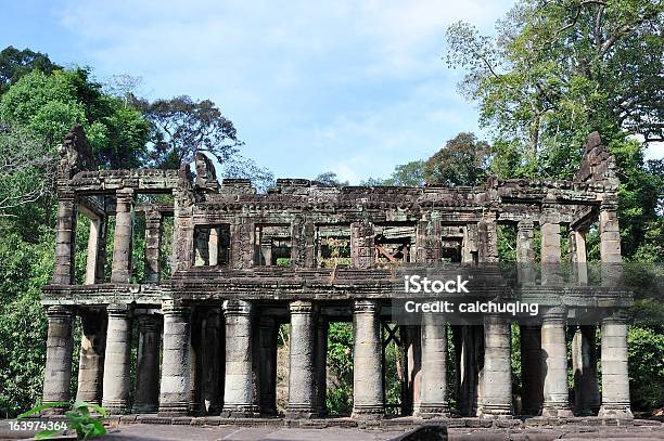 Depositarry Z Mnich Wiadomości W Preah Khan - zdjęcia stockowe i więcej obrazów Angkor Wat - Angkor Wat, Antyki, Archeologia