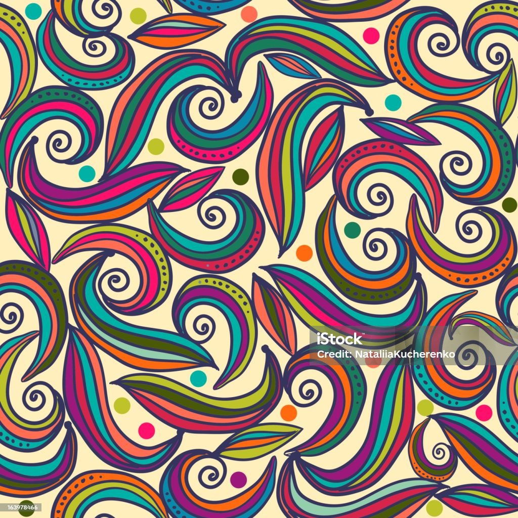 Nahtlose abstrakte farbenfrohe Muster - Lizenzfrei Abstrakt Vektorgrafik