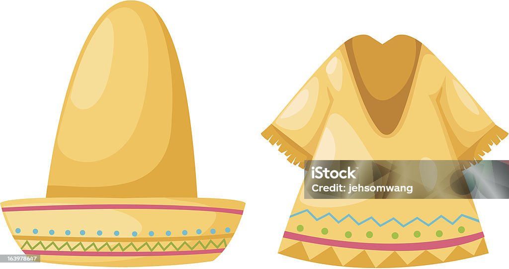 Koszula, kapelusz - Grafika wektorowa royalty-free (Dowcip rysunkowy)