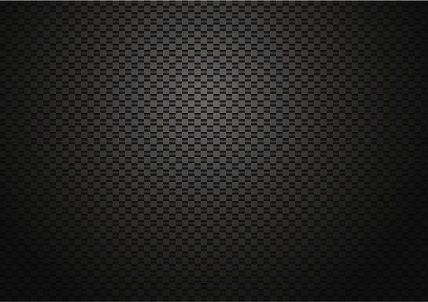 carbon-hintergrund - carbon fiber black textured stock-grafiken, -clipart, -cartoons und -symbole