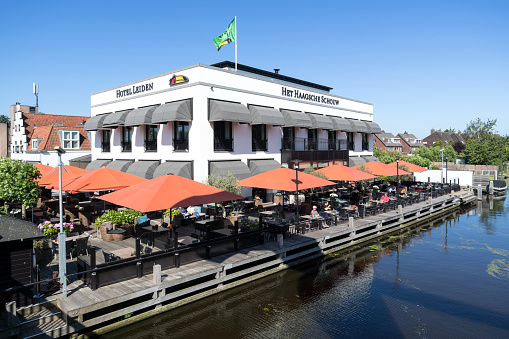 Leiden, Netherlands - June 27, 2019: Van der Valk Hotel