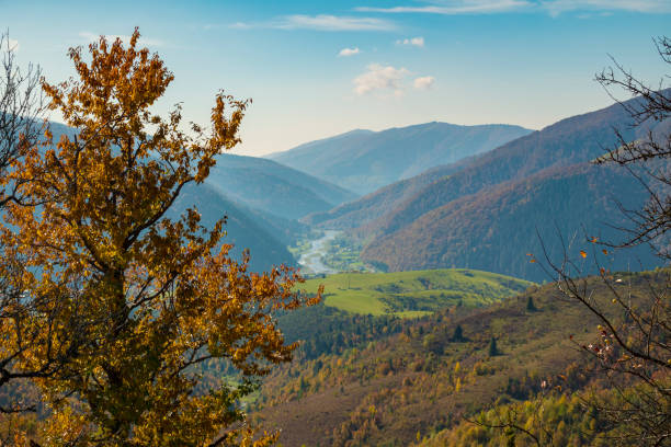istock Beautiful mountain view in autumn 1639822614