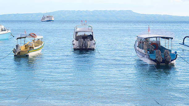 istock Pleasure boats moored off a beach 163982551