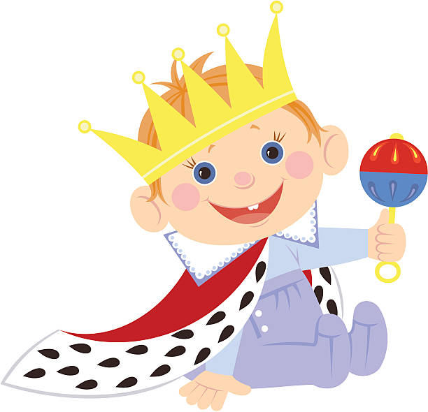 mit king-size-bett - royal baby stock-grafiken, -clipart, -cartoons und -symbole