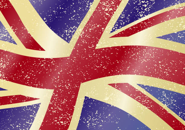 ilustrações de stock, clip art, desenhos animados e ícones de grunge bandeira britânica - english flag british flag flag grunge