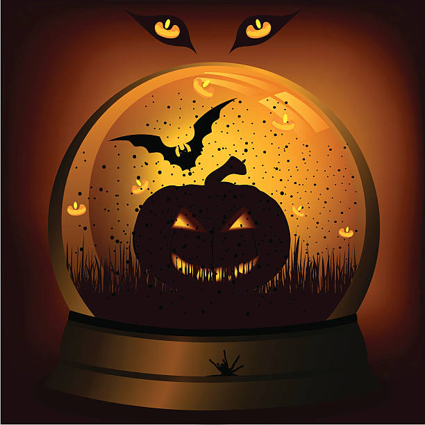 pumpkin vector art illustration