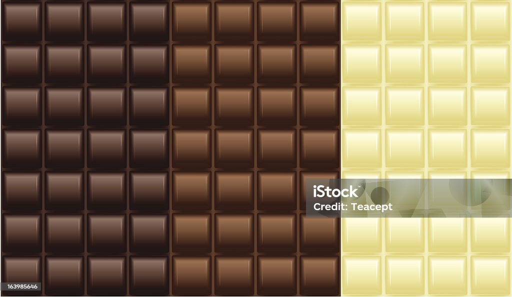 Chocolate comprimido padrão - Royalty-free Barra de Chocolate arte vetorial