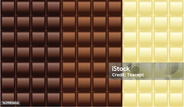 Chocolate Comprimido Padrão - Arte vetorial de stock e mais imagens de Barra de Chocolate - Barra de Chocolate, Chocolate, Chocolate Amargo