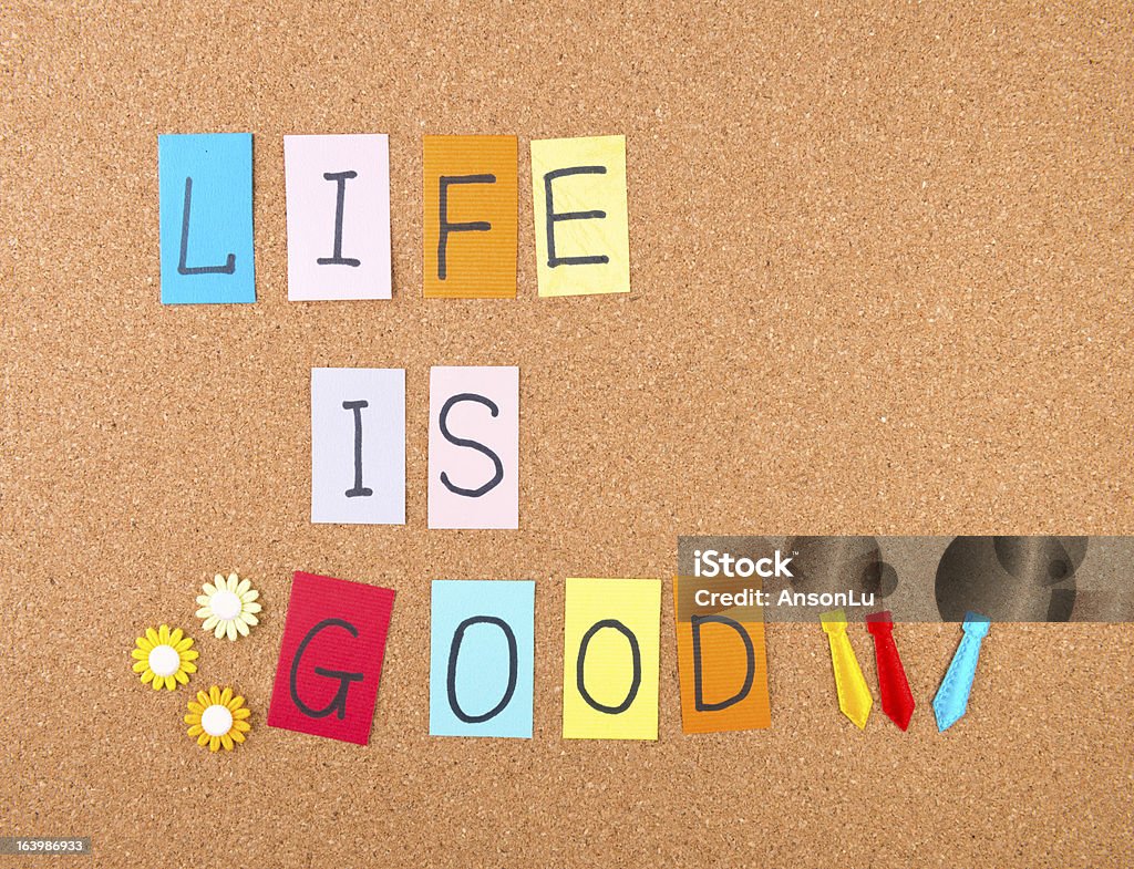 Life is good - Стоковые фото Алфавит роялти-фри