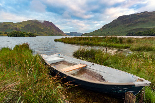 istock Rowing boat on Crummock Water, Lake District 1639887115