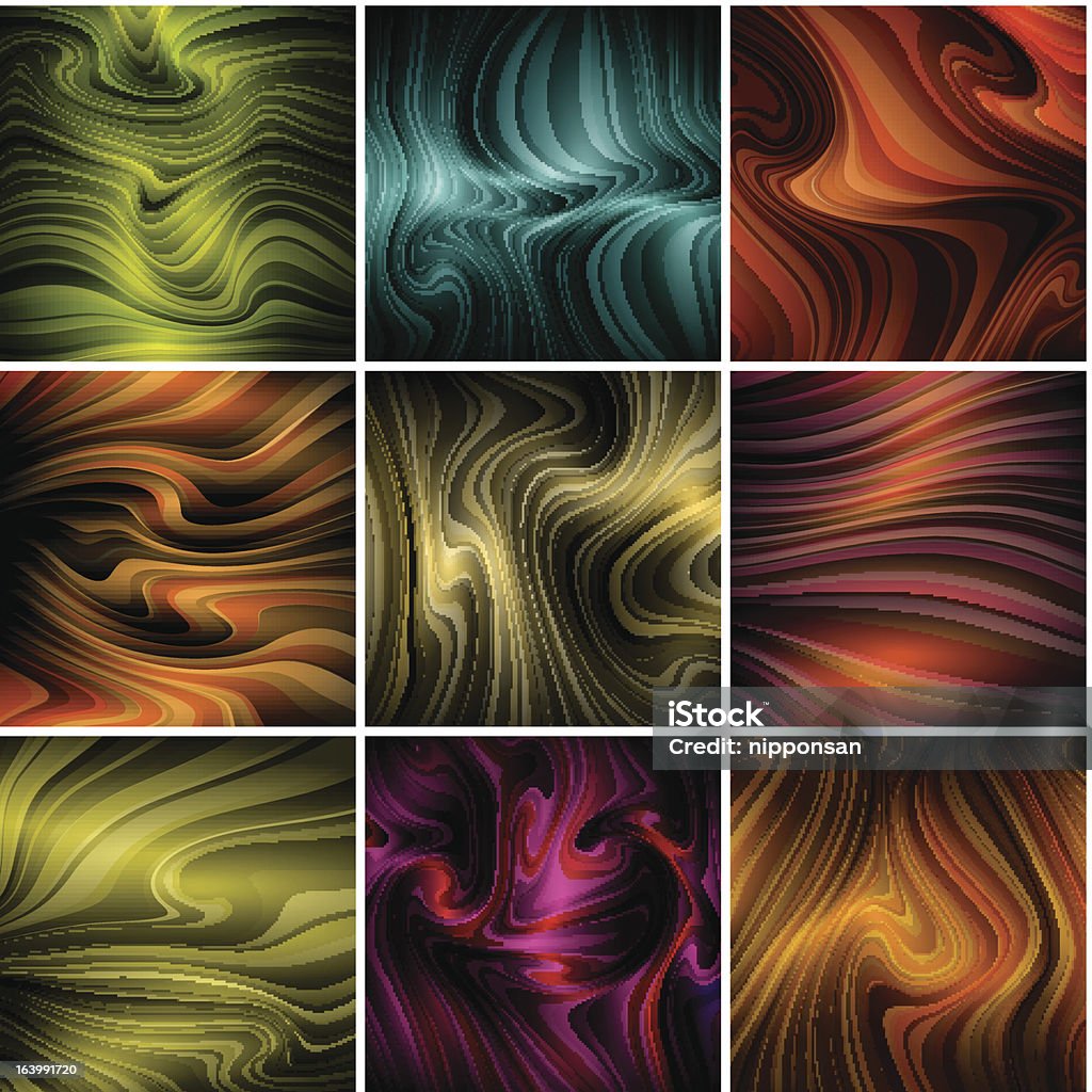 Nove fundo abstratos - Vetor de Abstrato royalty-free