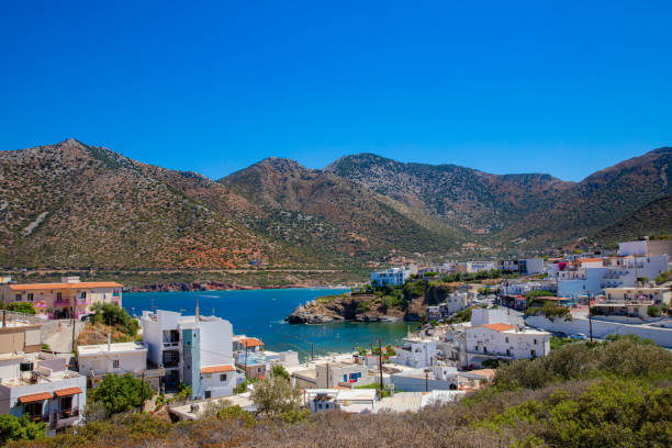 istock Bali Village Vista: Rustic Charm Amidst Olive-Covered Hills in Crete _2 1639953496