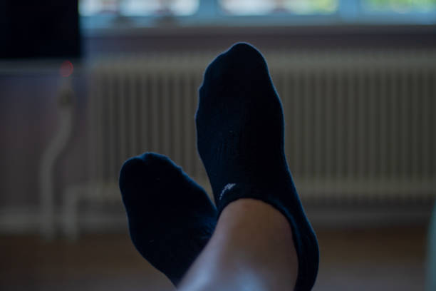 istock Feet up and crossed for relaxation 1639993468