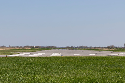 runway of a regional airfield