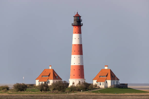 istock Westerheversand lighthouse in Schleswig-Holstein, Germany 1640023662