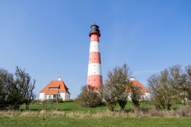 istock Westerheversand lighthouse in Schleswig-Holstein, Germany 1640025765