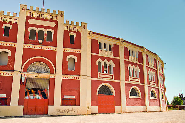 Pamplona, Spain- May 20, 2024: The Bull Ring or Plaza de Toros in Pamplona