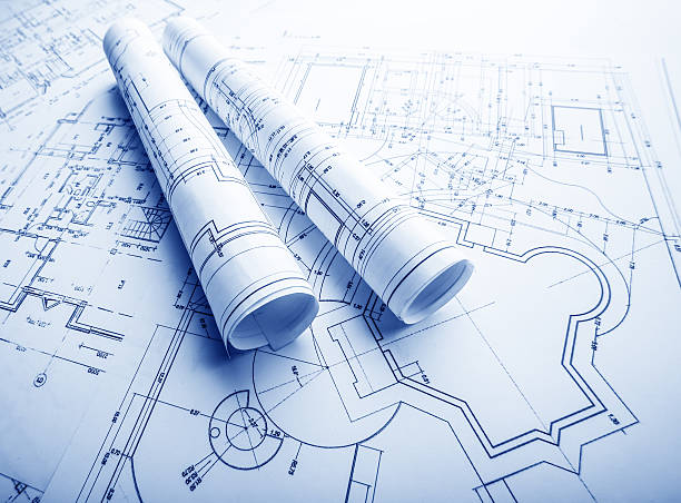 istock The part of architectural project 164007187