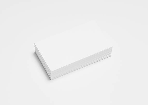 istock Blank Business Cards isolated 164007407