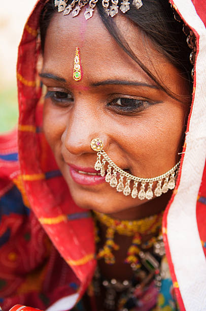 istock Young Traditional Indian woman 164008966