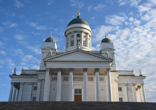 istock The Lutheran Cathedral at Helsinki at sunrise 1640099444