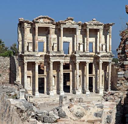 Library of Celsus, ruins of ancient city Ephesus, Turkey