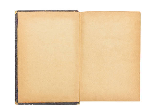 istock Blank First Page in Vintage Antique Book 164010113