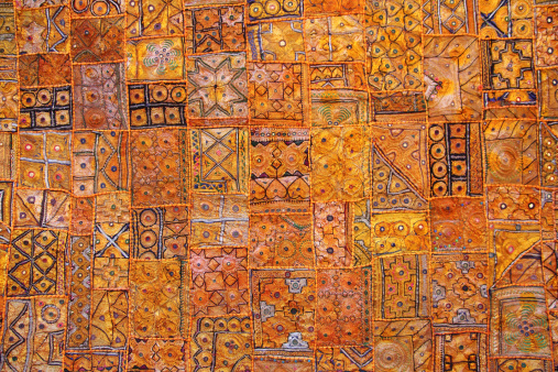 india fabric background patchwork ornate
