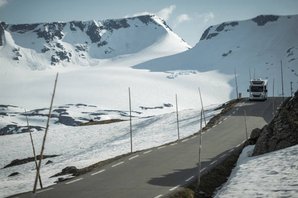 istock RV Camper Van on a Scenic Norwegian Mountain Route 1640107387