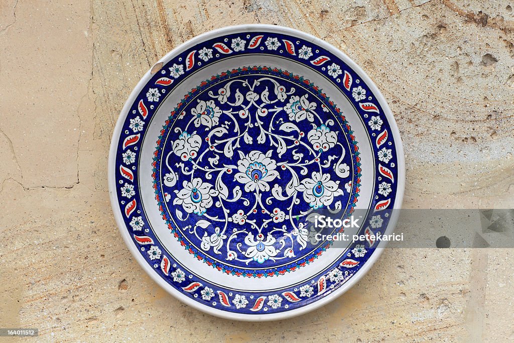 Turcos azulejos plato - Foto de stock de Arabesco - Estilo libre de derechos