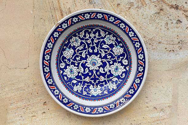 Turkish Tile Dish stock photo