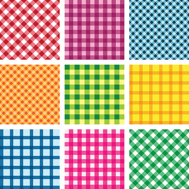 collection of vector tablecloth backgrounds vector art illustration