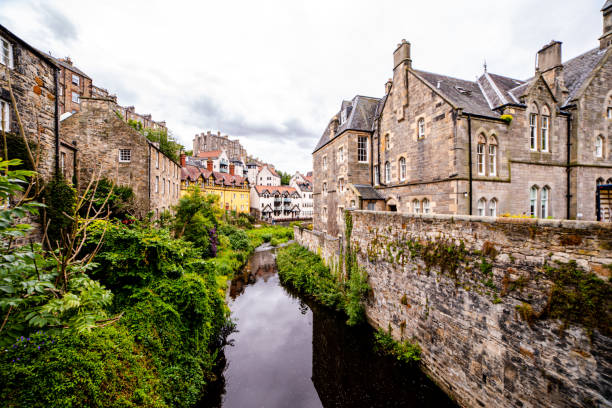 istock River Running Through A Historic Neighborhood 1640158011