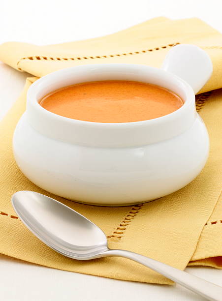lobster bisque stock photo