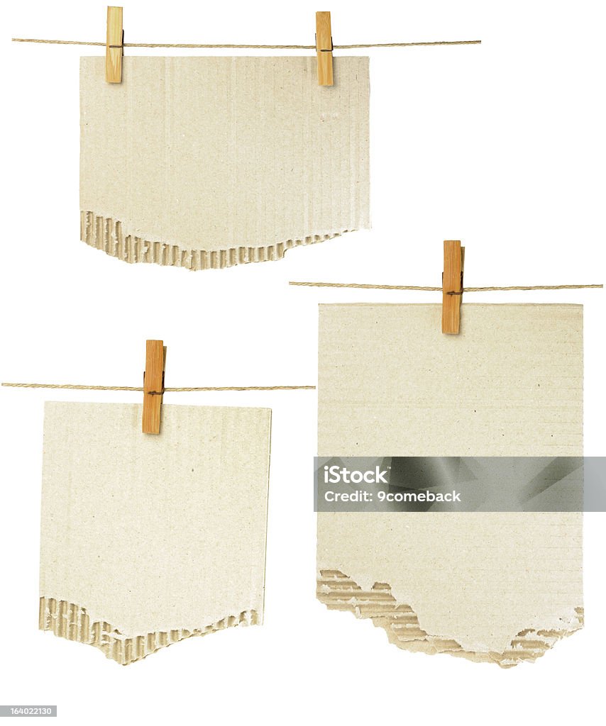 Cardborad Note Cardboard Notes Stock Illustration - Download Image Now - Cardboard ...