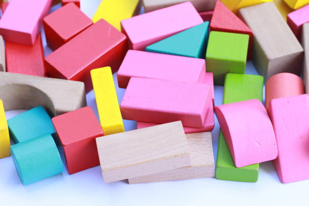 istock Colorful wooden brick 1640273998