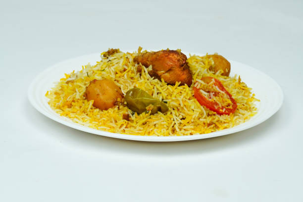 istock Chicken Biryani, delicious and spicy bombay chicken biryani 1640283462